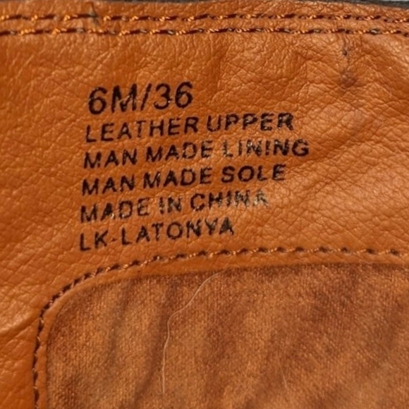 Lucky Brand Shoes Latonya Bootie Heeled Ankle Boots Nubuck Storm Black Size 6M - Picture 10 of 13